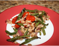 Roasted Vegetables and Farro